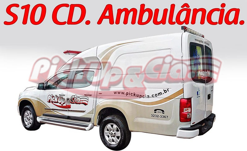 adaptação de ambulancia s10 dupla