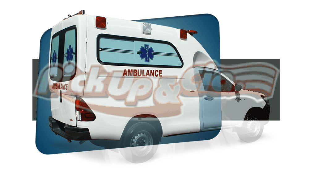 Bloco de fibra para ambulâncias S10 e Hilux