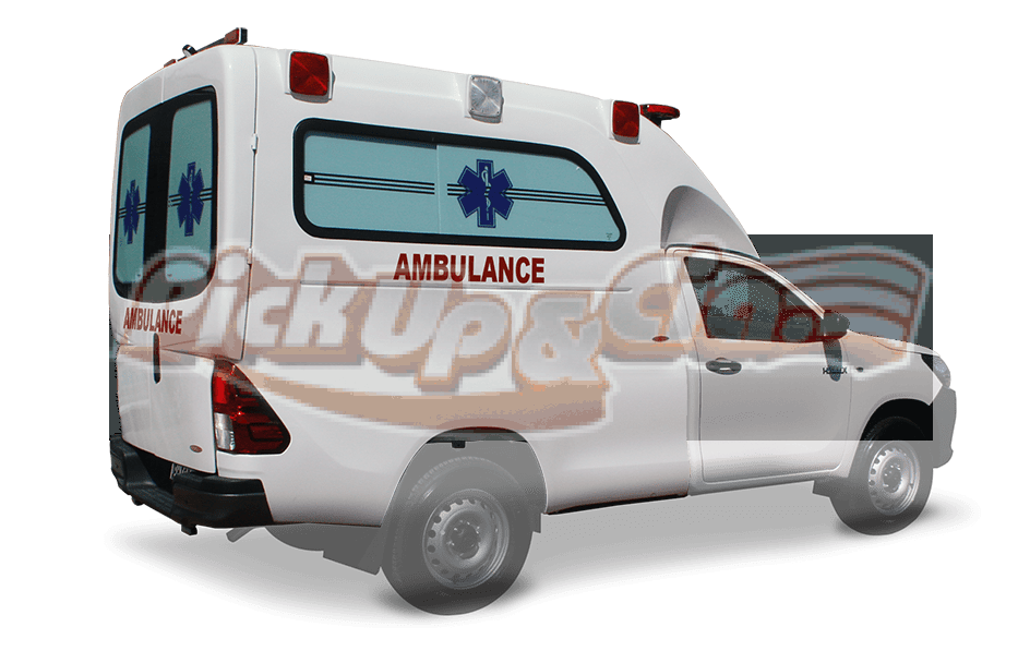 Bloco de fibra para ambulâncias S10 e Hilux