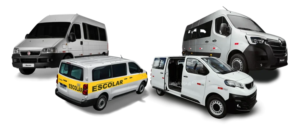 transformação van passageiro, venda e comercio de vans para transporte de passageiros.