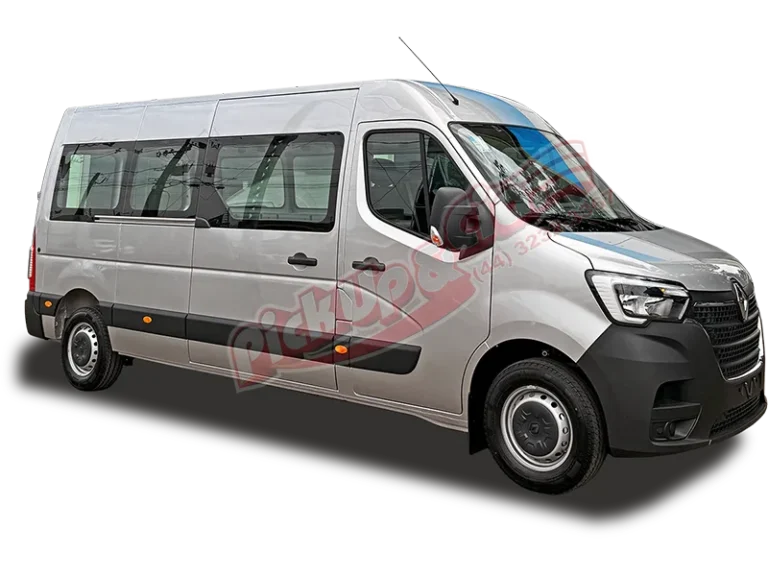 Van Passageiro Renault Master 15+1 e 19+1 lugares - transformação Pickupcia