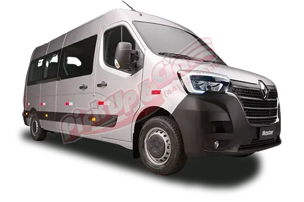 Van Passageiro Renault Master 15+1 lugares - transformação Pickupcia