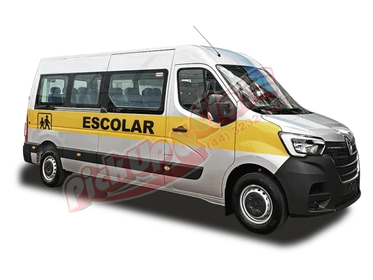 Van Escolar Renault Master 2026 transformação van transporte escolar pickupcia.
