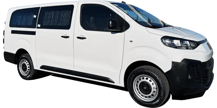 transformação Van Passageiro Fiat Scudo 7+1 ocupantes.