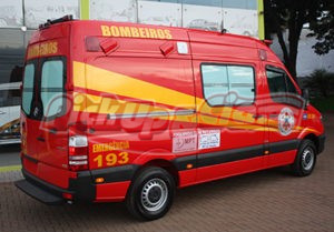 mercedes sprinter ambulância bombeiro