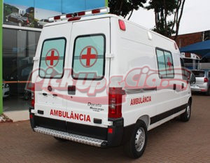 ambulancia, van transformada em ambulância para vender