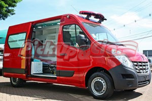 transformadora de ambulância resgate