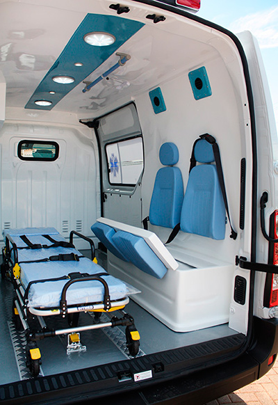 Transformação em fibra para ambulancia, venda e comercio de ambulancia