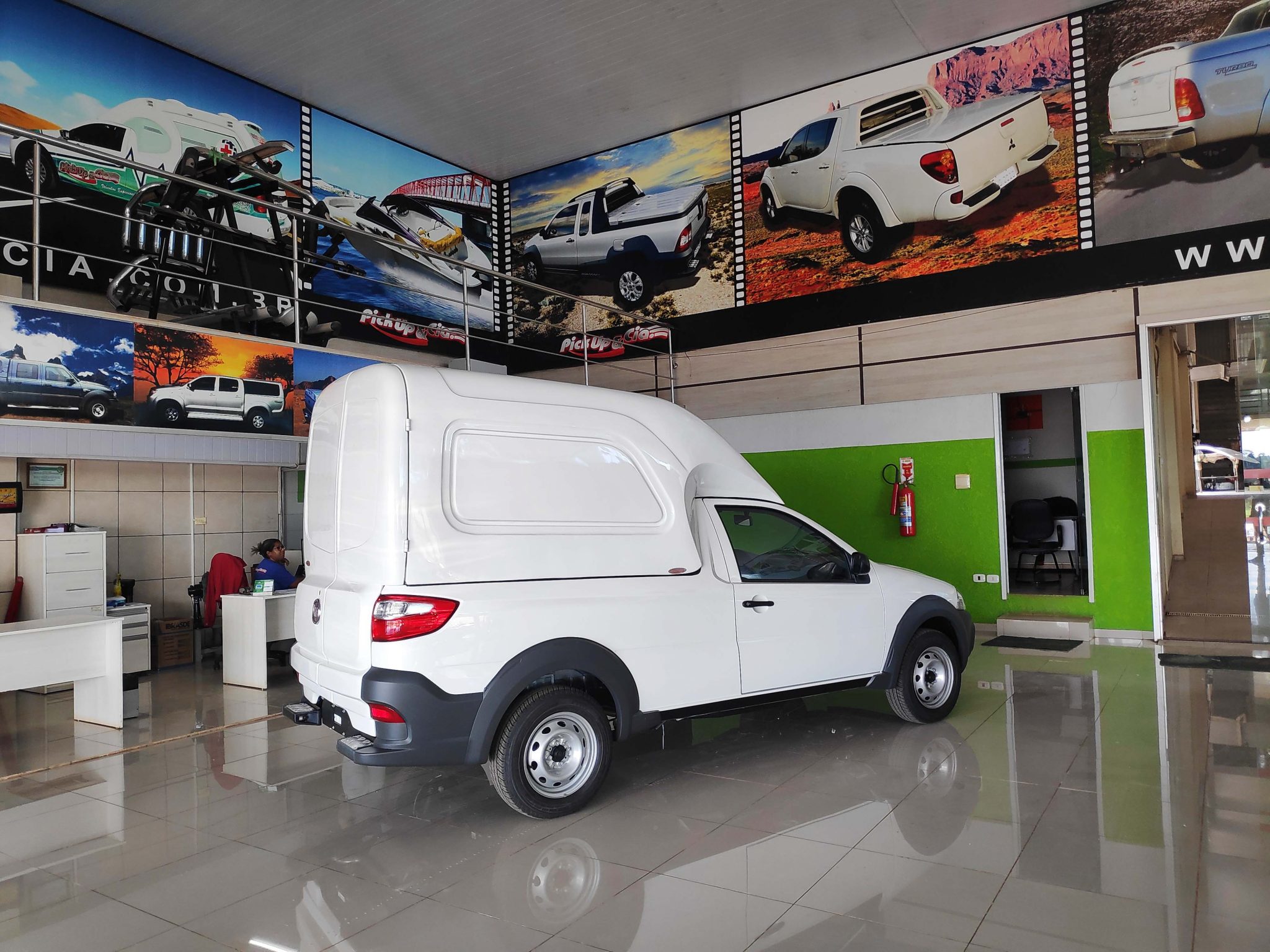 Strada Canopy Capota de Fibra para Fiat Strada Carga Alta | Fabrica Pickup&Cia ...