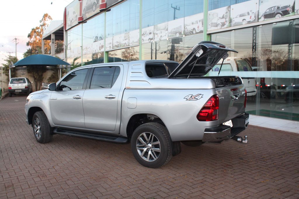 tampão marítimo alto liso de fibra para Toyota Hilux cabine dupla