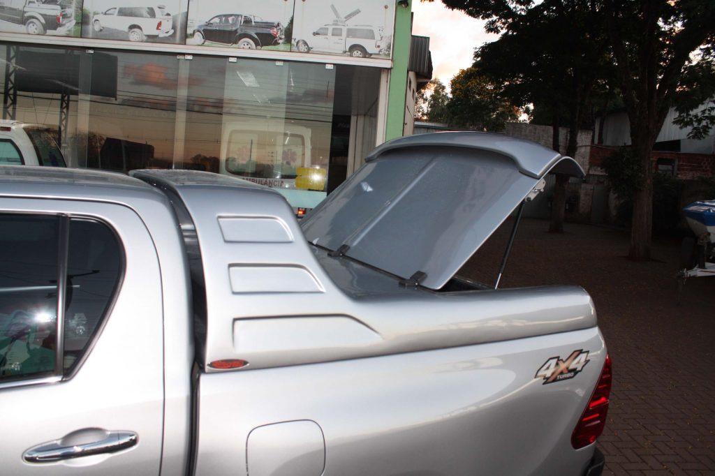 tampão marítimo alto liso de fibra para Toyota Hilux cabine dupla