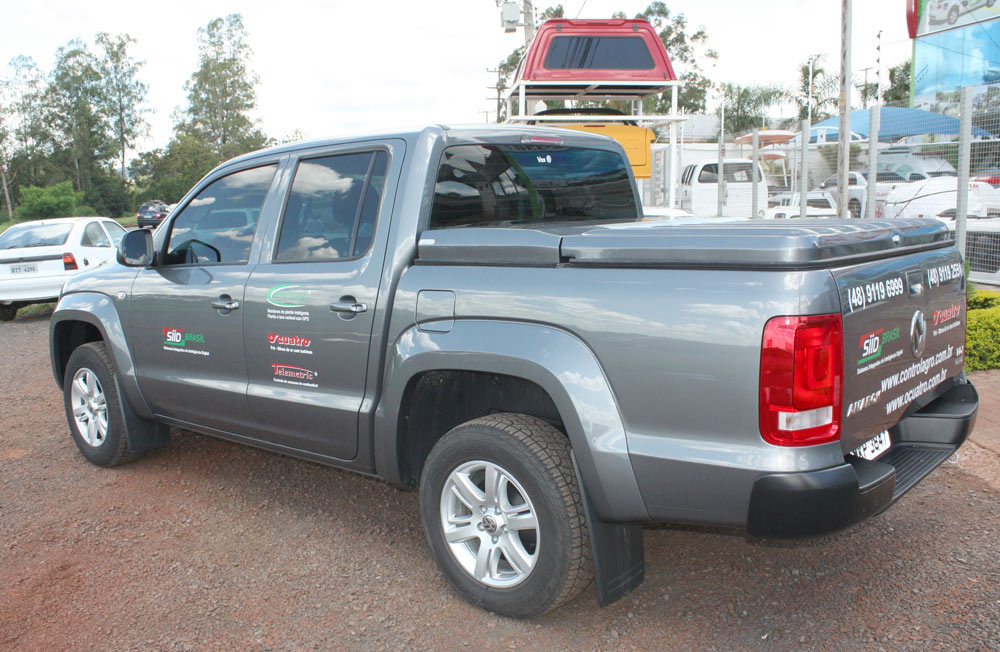 Tampão marítimo para pick-up Amarok, em chapa de aço foto 05