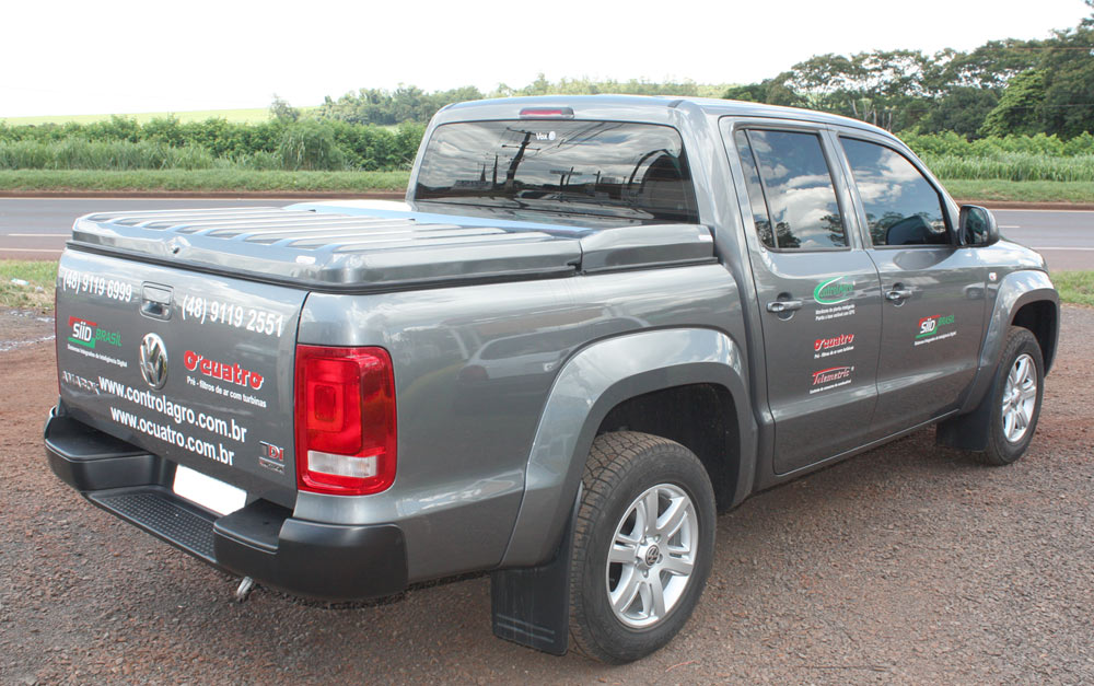 Tampão marítimo para pick-up Amarok, em chapa de aço foto 01