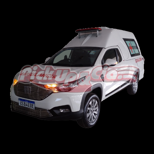 Nova Fiat Strada Ambulância