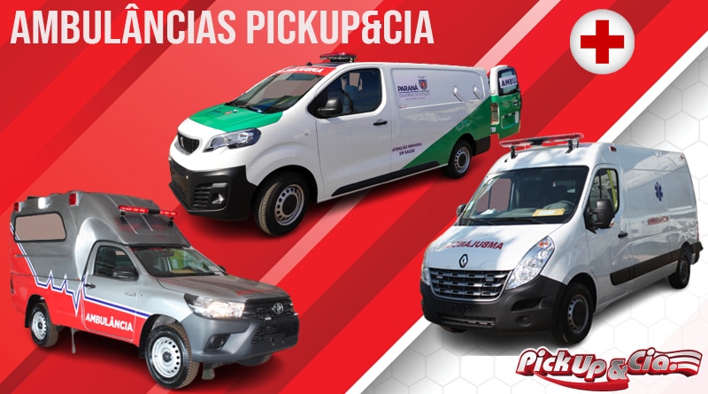 Ambulância Pickup&Cia o melhor custo-benefício