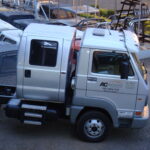 Caminhão Volkswagen 8150 com cabine suplementar